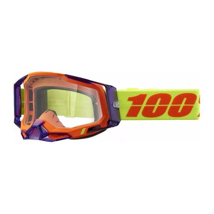 100% MX Goggles Racecraft 2 Panam Clear